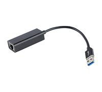 BONKZEBU Aluminum Alloy USB C to Gigabit Ethernet Adapter Double Shielding RJ45 Cable Converter Black 1oz for Tablet Applicable scene: On-the-go