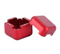 BONKZEBU Aluminum Magnetic Cue Tip Chalk Holder for Pool and Billiard Cues | Portable Billiard Chalk Carrier, Metal Snooker Chalk Case, Compact Pool Chalk Box for Cue Tips