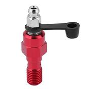 BONKZEBU Anodized M10x1.0mm Motorcycle Brake Master Cylinder Caliper Bleed Screw Nipple Banjo Screw/Fastener for Air Lock Problematic Brakes, Suitable for Various Motorcycle Models (Red)