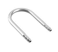 BONKZEBU Aquarium Stainless Steel U Shape Tube for CO2 Diffuser, Rustproof Fish Tank U Tube for Air Hose, 4mm/0.2in Aquarium Supplies for Water Changes