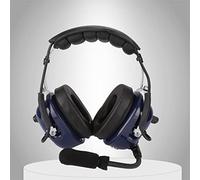 BONKZEBU Aviation Pilot Headset,Clear Voice and Smooth General Aviation Pilot Headset,24 Decibel Noise Reduction Listening Aviation Headset,for Pilots