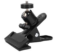 BONKZEBU Ball Head Tripod Camera Clamp/Holder Durable Metal Clamp Holder for Motion Camera, Flexible Mounting Anywhere, Black