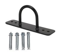 BONKZEBU Battle Ropes Anchor Iron Construction 300KG Capacity, Wall Ceiling Mount Anchor Bracket for Fitness Boxing Equipment, Battle Rope Wall Mount Training Equipment