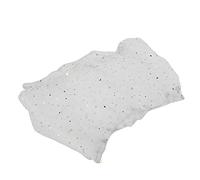 BONKZEBU Birdcage Mesh with Sequin Ornamentation, Prevents Debris From Falling, Easy to Clean and Reuse, Elastic Ends, Ideal for Bird Owners, 25.6-51.1 Inches Perimeter, Lightweight and Breathable