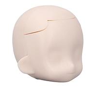 BONKZEBU Blank Doll Head 1/12, Ball Jointed Doll DIY Makeup Exquisite, Removable Plastic Cement Doll Head, Durable Ball Jointed Head, Lightweight Portable Doll Head (Super White)