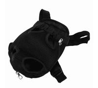 BONKZEBU Breathable Pet Chest Backpack, Adjustable Front Cat Dog Carrier | Nylon Pet Carrier Backpack, with Safety Leash Hook, for Hiking, Travel, Bike, Motorcycle