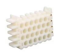 BONKZEBU Cable, 9mm Hole Organizing Tool with MatrixStructure for CAT5 CAT6 CAT7 Cables, Sturdy ABS Copper Material, Compact Lightweight for Home Office Wiring (6x4 Holes)