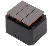 BONKZEBU Camera Triple Slots Battery Charger Kit for OSMO Action Camera with Long Lasting 1300mAh Batteries, Universal USB Charging, and Multi Protection, Ideal for Outdoor Photography Enthusiasts