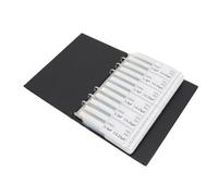 BONKZEBU Capacitor Sample Book Practical Organization for Prototyping and Repair, COG X7R X5R 84 Values Folder for Teaching