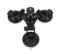 BONKZEBU Car Suction Cup Mount Holder Reliable Angle Adjustment Sucker Triangle for OSMO ACTION, 9, Sports Camera,Black, 3pcs Compatible with Any Smooth Surface