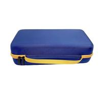 BONKZEBU Car Vacuum Hard Storage Case Protective for Fanttik Portable Vacuum - Organizer Bag for Travelers, EVA Carrying Case for Cordless Cleaning - Blue and Yellow