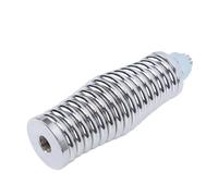 BONKZEBU CB Antenna Spring Mount Chrome Stainless Steel Durable Design for ATV UTV Off Road Vehicle 3/8-24 Thread 5ft Long