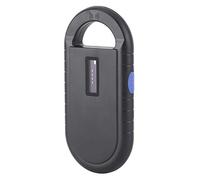 BONKZEBU Chip Reader Portable Handheld Rechargeable for Animal ID FDX-B ISO11784/5 Reader for Electronic Supplies Black ABS Plastic 2.4x4.7x0.6in