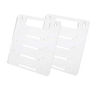 BONKZEBU Clear Acrylic 4 Layer Hard Disk Drive Rack, Beautiful and Lightweight HDD Cage Tray, Suitable for 3.5 Inch Hard Disk, Color: Transparent