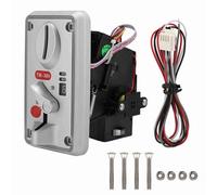 BONKZEBU CoinAcceptor with Color Changing LED Indicator, CPU Program Control Dual Output Socket for Tokens 22-28mm