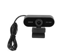BONKZEBU Computer Webcam Camera, 1080p HD Pro Video Web Camera with Microphone, 360° Rotation 30fps Frame Rate USB Webcam for Conferencing Video Calling Live Streaming (True 1080P-manual