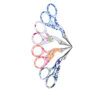 BONKZEBU Crane-shaped Retro Sewing Yarn Scissors for Embroidery and Cross-stitch, 4pcs for Craft Enthusiasts