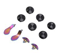 BONKZEBU Customizable Thumbstick Caps Kit for Edge Controller Stylish Metal Paddles Triggers Buttons Set for Edge Controller Easy to Install 6pcs Thumbsticks 4pcs Back Paddles for
