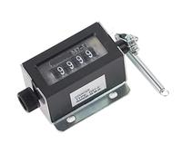 BONKZEBU D67F 5 Digit Mechanical Counter, Resettable Manual Pull Stroke Tally Counter, Rotating Return to Zero Device Digital Tally, for Industrial Counting and Machine Applications