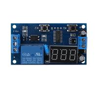 BONKZEBU DC 12V Cycle Delay Timer Switch Adjustable Relay Module Board Infinite Loop with LED Display High Timer Relay Module for Machine Repetitive Test Circuit Fish