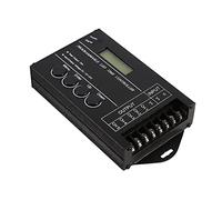 BONKZEBU DC12 / 24V 20A Programmable LED Time Controller 5 Channels Color Adjustable With CD USB Cable, 5 Channel LED Timer,RGBW RGB Dual Color Controller