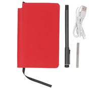 BONKZEBU Digital Notebook with Pen, Smart Writing Pad OCR Text Recognition AI Drawing Real Time Saving, with 5.0 for IOS Phones Tablets (Linen Texture Red)