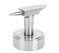 BONKZEBU Double Horn Anvil,Smooth Polishing Horn Anvil Jewelers Metalworking,Easy to Operate Single Horn Anvil,for Riveting Bending and Forming