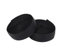 BONKZEBU Drop Bar Handlebar Tape Soft Ergonomic Design for Anti Slip Cycling Performance 2 Units (Black)