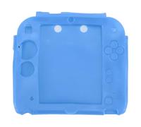 BONKZEBU Durable Handheld Game Console Silicone Cover Soft Protective Case with Screen Protector, Excellent Protecting for 2DS Players (Blue)