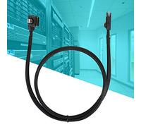 BONKZEBU Durable Mini SAS 36P 0.8 Meter Injection Molding SFF-8087 Right Elbow to SFF8087 Hard Disk Cable for Efficient Connection, Practical Use
