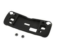 BONKZEBU Durable Silicone Protective Case for Steam Deck, Exact Alignment Black Cover with Extended Type C Opening, 1 X Silicone Protective Case 2 X Joystick Cover