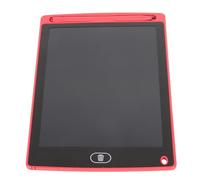 BONKZEBU Educational LCD Writing Tablet Drawing Board Toy with Erase Button and Lock Function, 8.5 Inch Colorful Doodle Board for Kids (Red)
