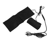 BONKZEBU Electric Heating Pad with 3 Temperature Settings for Knee Relief in Soft Cotton Material, 25.5 X 10.5cm