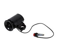 BONKZEBU Electronic Bike Horn Bell, Loud Sound 6 Different Types Alarm Speaker, Handlebar Ring Bell for Cycling Enthusiasts, ABS Material