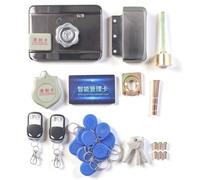 BONKZEBU Electronic Intelligent Door Lock Kit, Keyless Entry Access Control System with 2 Remote Controllers, for Residential Commercial Buildings