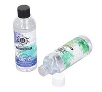 BONKZEBU EpoxyResin Crystal Clear Kit, 2 Bottles 100ml Self Defoaming High Transparent Low Odor EpoxyResin Coating, with High Gloss Mirror Surface for Glue Craft and Resin Wood