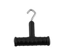 BONKZEBU Fishing Baiting Rig Tool, 3 Piece Set Knot Puller with T Handle Design, Fishing Rig Tightener for Outdoor Fishing Accessories (Black)