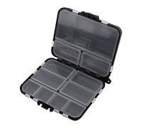 BONKZEBU Fishing Tackle Boxes, Lightweight to Carry Bait Plastic Storage Box Preston Innovations Fishing Tackle Box,Transparent Lid Bait Container Case,for Vest Casting Fly Fishing