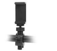 BONKZEBU Flat Mobile Phone Clamp/Holder with O-Type Fixed Bracket, Two 1/4 Inch Screw Interface, Sturdy and Durable, Universal 1/4 Inch Screw Hole, 5.8-8.5cm, Easy to Carry, for Cellphone Video