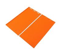 BONKZEBU Flexible Beeswax Sheet Mold Practical Press Mold 2 Sheets Silicone Beeswax Bee Keeping Supplies Orange