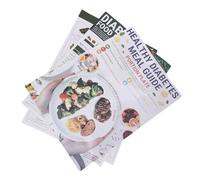 BONKZEBU Food List Chart Detailed Educational Foldable Planner for Healthier Meal Planning for Home and On The Go 3 Set for Low Carb Diet Control and