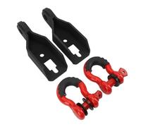 BONKZEBU Front Bumper Tow Hook Mount Bracket High Performance Kit for F-Series 2009-2023, Black, 1 Pair, Cost Effective Solution for Recovery Situations