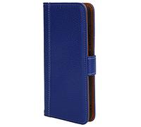 BONKZEBU Full Body Leather Case for S21 FE, Shockproof Phone Leather Case with Card Slot for Ultimate Protection, Ideal for Travelers, 1 Piece (Blue)