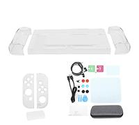 BONKZEBU Game Accessory Bundle Stylish Protective Cover High-definition Screen Film for Suitable for Host Polyester+PC