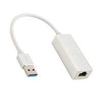 BONKZEBU Gigabit Ethernet Port Converter Sturdy Aluminum Alloy USB Connector for Smooth Internet, USB3.0 to RJ45 10M/100M/1000M for Win7/ XP Users