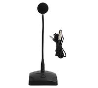 BONKZEBU Gooseneck Microphone,High Definition Sound Quality Microphone for Mixer,360 Degree Radio Professional XLR Wired Dynamic Mic,for Computer