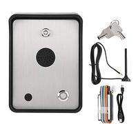 BONKZEBU GSM Audio Intercom Access Controller Stainless Steel Dual Relay Output Power Failure Alarm Door Opener for Single House Gate and Door Security System