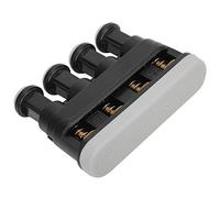 BONKZEBU Guitar Finger Grip Strengthener, Adjustable Finger Trainer for Piano and Guitar Practicing, Durable ABS Material, Ideal for Musicians (Black)