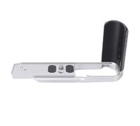 BONKZEBU Handgrip Camera L Bracket with PU Leather Handle Arrow Storage Case Fit for ZFC for Creative Photography and Video Recording Aluminum Alloy (Silver)