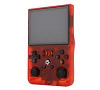 BONKZEBU Handheld Game Console for Kids 3.5 Inch IPS Screen Open Source, Portable Retro Video Game Console with Small Memory Card for System, RK3326 Chip Retro Gaming Machine (128GB)